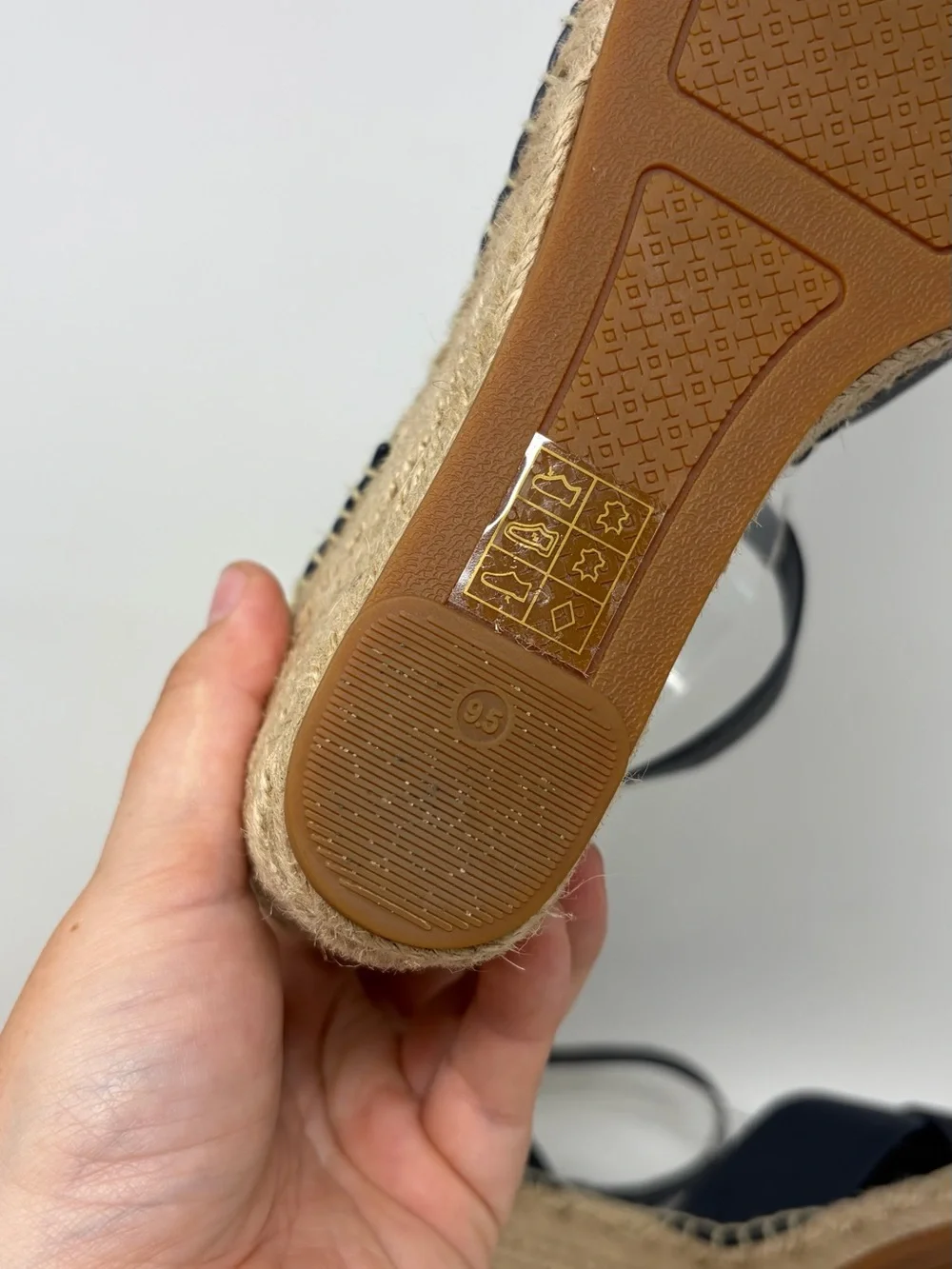 EUC Tory Burch Bimba Wedge Espadrille Size 9.5